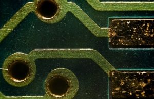 Micro Photo of a Board