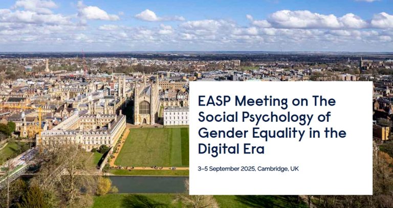 Presentación en el encuentro de la Asociación Europea de Psicología Social sobre el impacto de las intervenciones con mujeres referentes en STEM